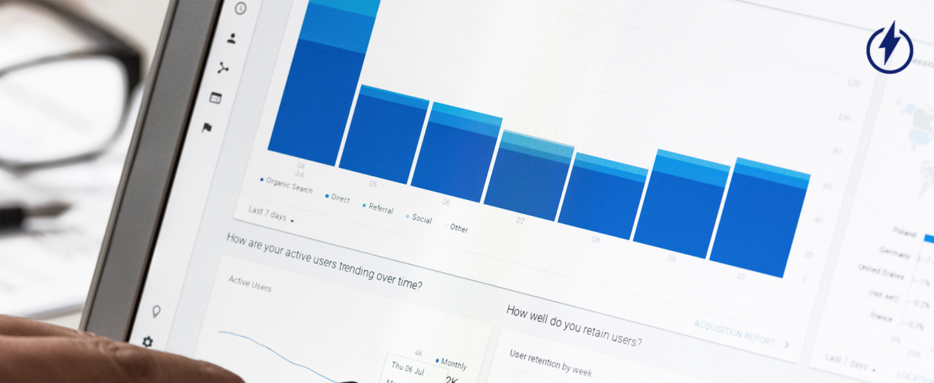 laptop with data on it