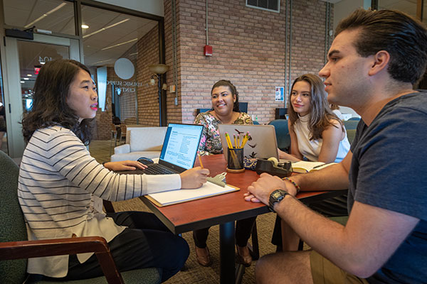 Student tutoring another student