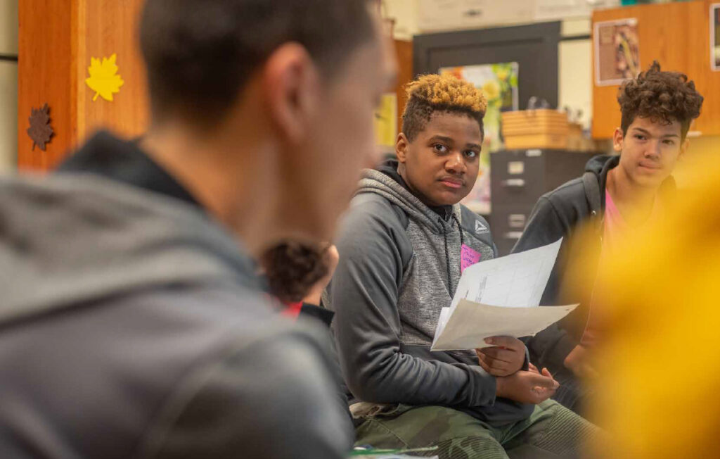 students in classroom
