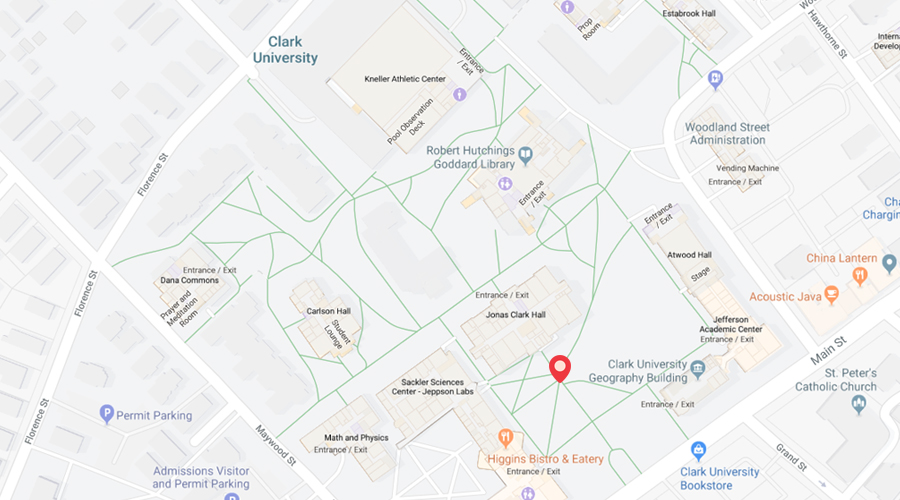 Campus Map And Directions Clark University